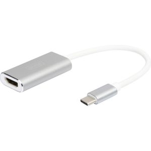 Digitus USB Type-C 4K HDMI graf. adapter 20cm kabel alu behuizing