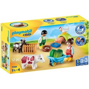 PLAYMOBIL 1.2.3 Plezier op de boerderij - 71158