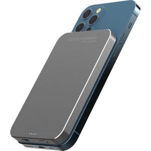 REALPOWER Powerbank PB-5000 MAG grijs 5.000mAh
