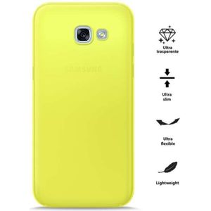 PURO 0.3 Nude - Etui Samsung Galaxy A3 (2017) (Fluo geel)