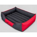 Hobbydog bed Comfort - rood-grijs XL