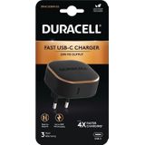 Duracell DRACUSB18-EU oplader voor mobiele apparatuur Zwart