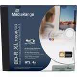 MediaRange BD-R XL 100GB 4x bedruckbar Disc im Jewelcase