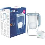 Brita 1050452 water filter Waterfilter voor op het aanrechtblad 2,5 l Blauw, Wit