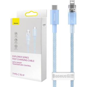 Baseus Fast Charging cable USB-C to Lightning Explorer Series 1m, 20W (blauw)