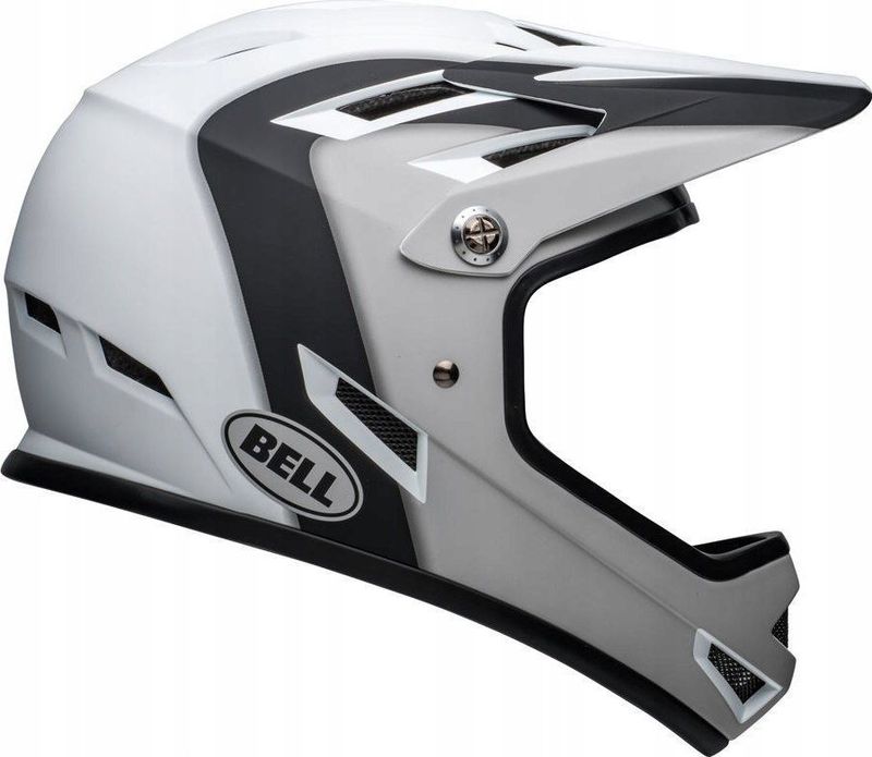 BELL helm full face SANCTION presences matte zwart wit roz. S (52–54 cm) (NEW)