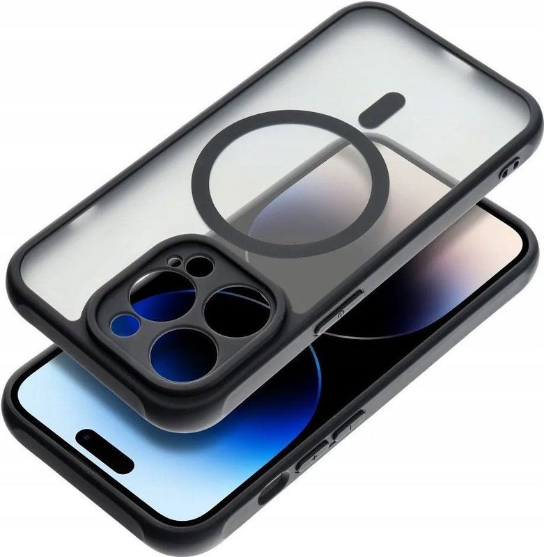 tas FULL MATTE MAG COVER kompatybilny met MagSafe voor XIAOMI REDMI NOTE 14 PRO PLUS 5G zwart
