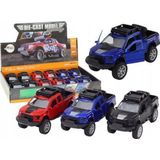 LEANToys Resorak Aluminiowy speelgoed auto Terenowe Napęd rood blauw zwart