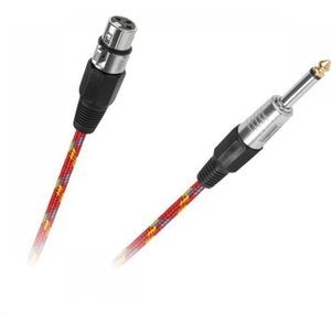 Kabel Jack 6.3mm - XLR 5m rood (KPO2757-5)