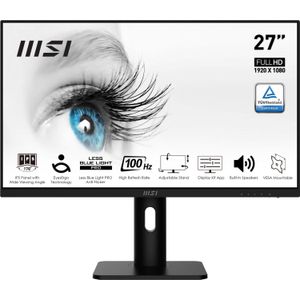 MSI Pro MP273AP computer monitor 68,6 cm (27 inch) 1920 x 1080 Pixels Full HD Zwart