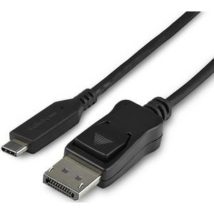 StarTech CDP2DP141MB video kabel adapter 1 m DisplayPort USB Type-C Zwart