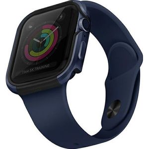 Uniq Etui Valencia Apple Watch Series 4/5/6/SE 40mm blauw