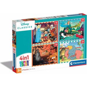 Clementoni Supercolor Disney Classics Legpuzzel 12 stuk(s) Stripfiguren