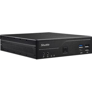 Shuttle Slim PC DH610S , S1700, 1x HDMI, 1x DP , 1x 2.5 inch , 2x M.2, 1x LAN (Intel 1G), 24/7 permanent gebruik, incl. VESA