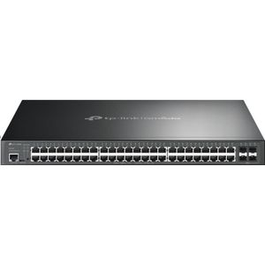 TP-Link Omada SG3452P netwerk-switch Managed L2/L3 Gigabit Ethernet (10/100/1000) Power over Ethernet (PoE) 1U Zwart