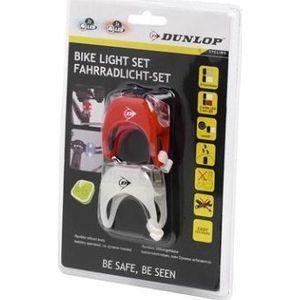 Dunlop serie silikonowych lamp rowerowych Deluxe Led przód tył