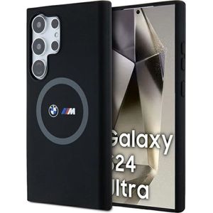 BMW - BMHMS24L23SROK - Telefoonhoes - Zwart - Siliconen