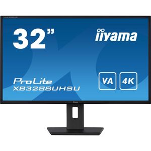 iiyama ProLite XB3288UHSU-B5 computer monitor 80 cm (31.5 inch) 3840 x 2160 Pixels 4K Ultra HD LCD Zwart