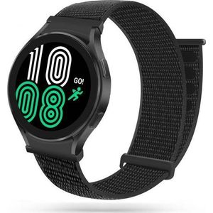 Tech-Protect band Nylon Samsung Galaxy Watch 4 40/42/44/46mm zwart