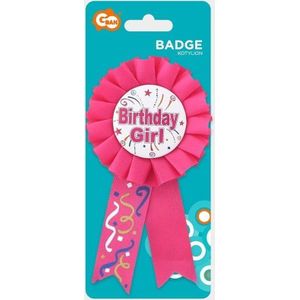 GoDan Kotylion Birthday Girl roze