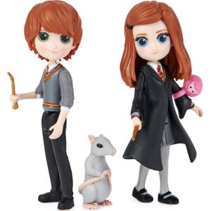Spin Master Wizarding World Harry Potter Magical Minis - Ron en Ginny Weasley Vriendschap Set - Actiefiguren