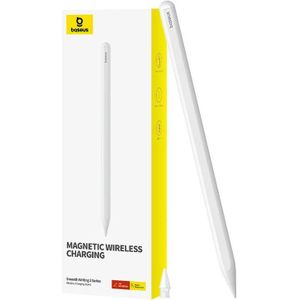 Baseus, Actieve Bluetooth-styluspen voor iPad Magnetisch opladen - Baseus wit, Wit