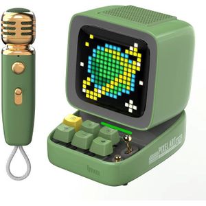 DIVOOM Ditoo Mic groen - BT-luidspreker met microfoon voor karaoke