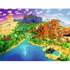 Puzzel World Of Minecraft (1500 Stukjes)