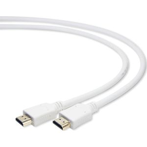 Gembird High Speed HDMI kabel (wit) met Ethernet, 1.8 meter