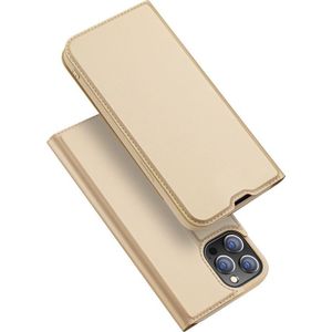 Dux Ducis Skin Pro holster etui hoes met klapką iPhone 13 Pro Max goud
