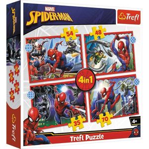 Trefl Trefl 4in1M - The heroic Spider-Man / Disney Marvel Spiderma