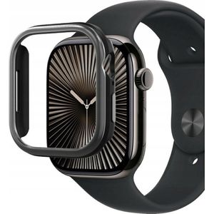 Araree Amy case voor Apple Watch 10 46mm gun metal