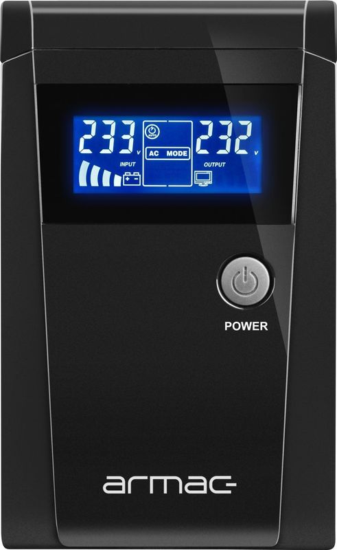 ARMAC UPS OFFICE Line-Interactive 650E LCD 2x 230V PL OUT, USB