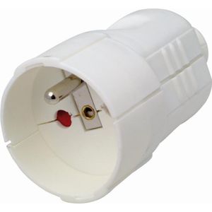 Eltra Tegenstekker Pvc 10P+A Wit