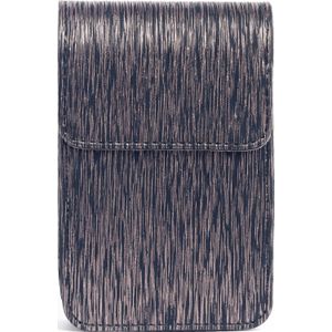 LoveInstant tas Etui hoes Case Osłona voor Fuji Fujifilm Instax Mini Liplay / zwart van srebrną nicią