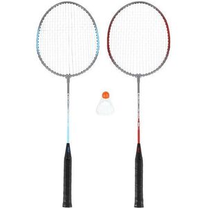 NILS Extreme NILS NRZ002 STEEL badminton set 2 rackets + shuttlecock