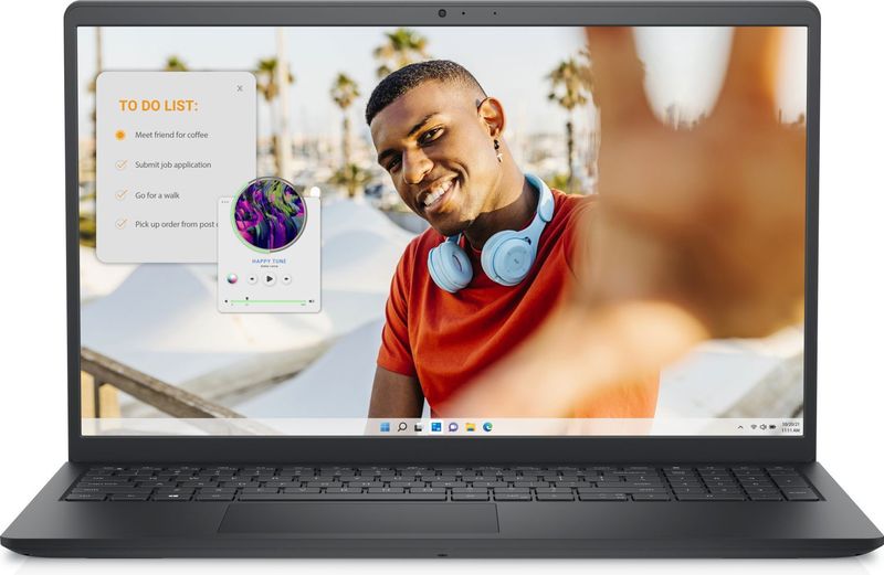 Dell Inspiron 3535 AMD Ryzen™ 5 7530U Laptop 39,6 cm (15.6 inch) Full HD 16 GB DDR4-SDRAM 512 GB SSD Wi-Fi 5 (802.11ac) Windows 11 Pro Zwart