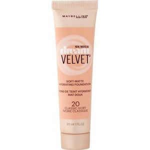 Maybelline , Dream Velvet, Soft Matte, Cream Foundation, 20, Classic Ivory, 30 ml voor Women