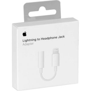 Apple Lightning op 3,5mm jack stekker adapter MMX62ZM/A