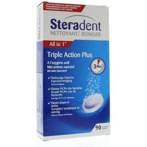 Steradent 90 Tabs Triple Action Plus