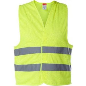 LAHTI PRO Violin vest met reflective stripes geel XXL (L4130505)