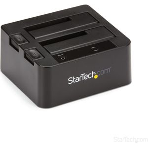 StarTech USB 3.1 (10bps) dubbel harddisk docking station voor 2,5 en/of 3,5 inch SATA SSD/HDD
