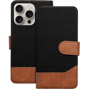 GreenGo holster JEANS Book voor SAMSUNG S25 zwart