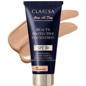 Physicians Formula CLARESA_Beauty Protective Foundation hydraterend foundation met filter SPF50 2W Medium Warm 30ml