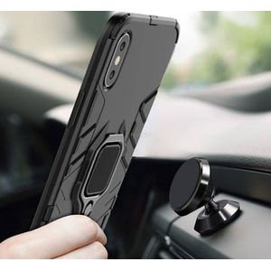 ETUI ARMOR RING MAGNETIC HUAWEI P40 zwart standaard