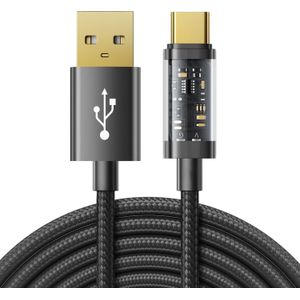 Joyroom Kabel USB USB-A - USB-C 2 m zwart (JYR459)