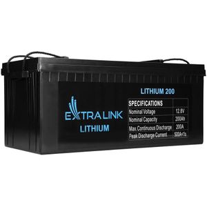 Extralink batterij LiFePO4 200AH 12.8V BMS EX.30479