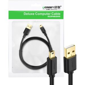 UGREEN Cable USB 2.0 10355B, male, mini USB, 1m (zwart)