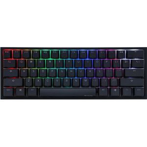 Ducky One 2 Pro Mini wit Edition Gaming toetsenbord, RGB LED - Kailh bruin