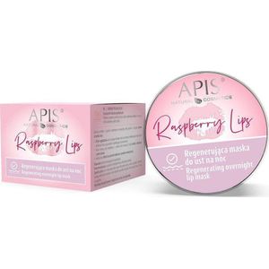 APIS Raspberry Lips regenerująca masker voor mond na nacht 10ml
